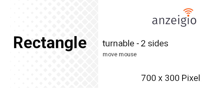 anzegIO Rectangle turnable