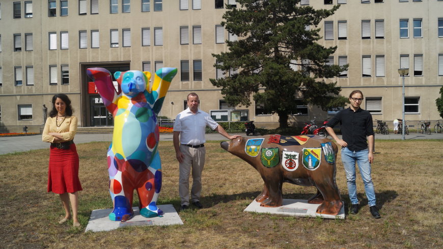 Buddy-Bären am Rathaus Reinickendorf