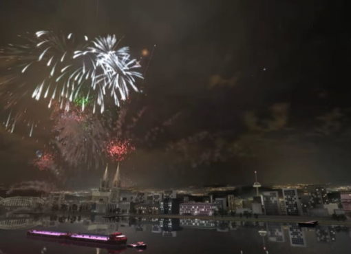 Feuerwerk über Köln