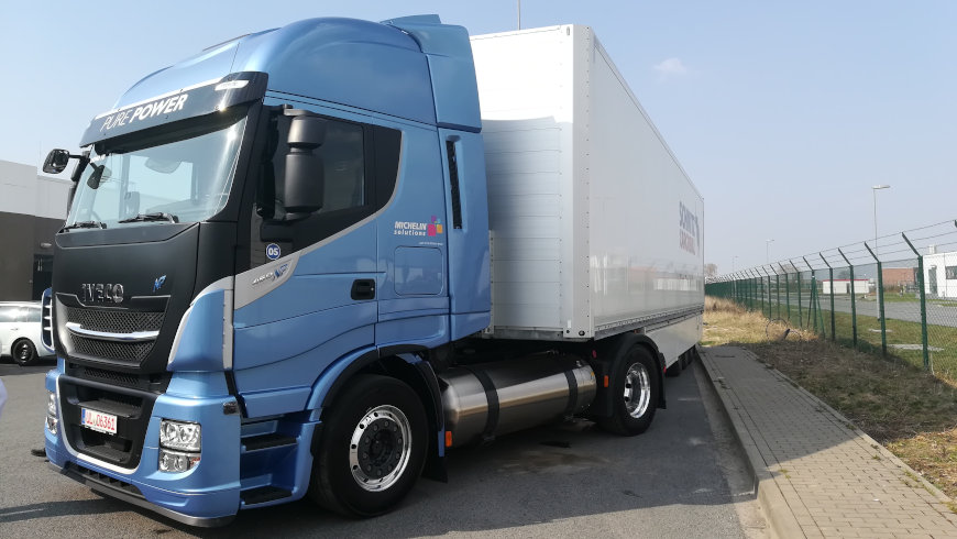 LKW mit LNG-Antrieb