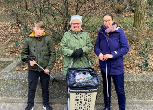 Aufräumaktion Rollbergesiedlung