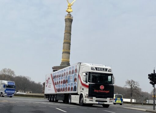 LKW-Demo in Berlin