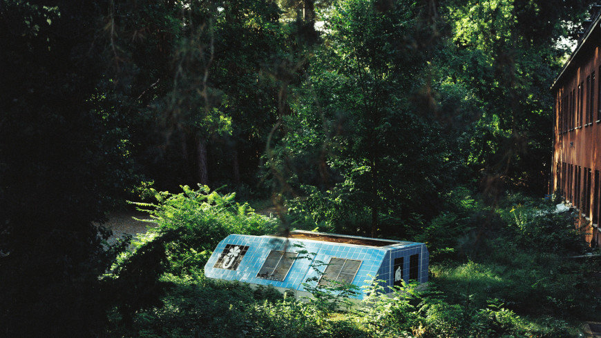 Notausgang, underground metro line Kyiv-Berlin
